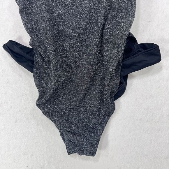 GabiFresh Swimsuit Women 16D/DD Metallic Silver Shimmer One Piece Sparkle Flirty - Picture 13 of 13